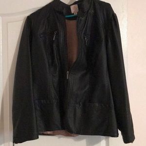 Leather jacket from Dress Barn